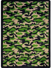 Joy Carpets Kaleidoscope Funky Camo Dark Army